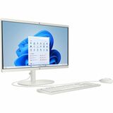 HP 22-dg0000i 22-dg0440 All-in-One Computer - Intel N-Series N200 - 8 GB - 512 GB SSD - 21.4" Full HD - Desktop - Cashmere White