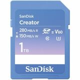 SanDisk Creator SDSDXEP-1T00-GNCIS 1 TB Class 10/UHS-II (U3) V60 SDXC