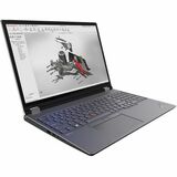 Lenovo ThinkPad P16 Gen 2 21FA002FUS 16" Mobile Workstation - WQXGA - Intel Core i9 13th Gen i9-13950HX - vPro Technology - 32 GB - 1 TB SSD - English Keyboard - Villi Black, Storm Gray