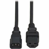 Eaton Tripp Lite Series Power Cord, C14 to C21 - Heavy-Duty, 15A, 250V, 14 AWG, 2.5 ft. (0.76 m), Black