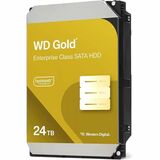 WD Gold WD242KRYZSP 24 TB Hard Drive - 3.5" Internal - SATA (SATA/600) - Gold, Black