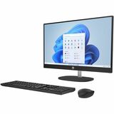 HP 24-cr0000a 24-cr0140 All-in-One Computer - AMD Ryzen 5 7520U - 16 GB - 1 TB SSD - 23.8" Full HD Touchscreen - Desktop - Jet Black