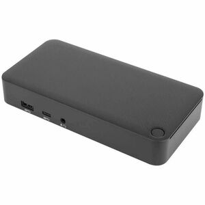 Targus Universal USB-C DV4K Docking Station with 65W Power Delivery - for Notebook, Monitor - 100 W - USB 3.2 (Gen 1) Type C - 2 Displays Supported - 4K, 5K - 5120 x 2880, 3840 x 2160 - 4 x USB Ports - 3 x USB Type-A Ports - USB Type-A - 2 x USB Type-C Ports - USB Type-C - 1 x RJ-45 Ports - Network (RJ-45) - 2 x HDMI Ports - HDMI - 0 x DisplayPorts - 0 x Mini DisplayPort - Black, Gray - Wired - Gigabit Ethernet - Windows, macOS, ChromeOS, Android, Ubuntu, Linux - 65W