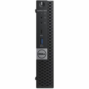Joy Systems - Dell OptiPlex 7000 7050 Desktop Computer - Intel Core i5 7th Gen i5-7500T - 8 GB - 256 GB SSD - Micro PC - Refurbished
