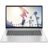 HP 17.3" Notebook - HD+ - 1600 x 900 - (Intel Core 3 100U Hexa-core (6 Core) - 8 GB Total RAM - 256 GB SSD - Natural Silver