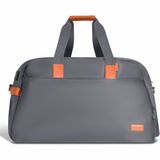 Champs Vintage Carrying Case (Duffel) for 11" to 15.6" Notebook, Tablet, Glasses, Travel, Shoes - Gray