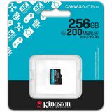 Kingston Canvas Go! Plus 256 GB Class 10/UHS-I (U3) V30 microSDXC - 1 Pack