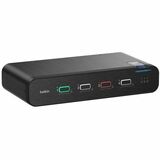 Belkin Universal DisplayPort Secure KVM, 4-Port Dual Head with CAC and USB-C