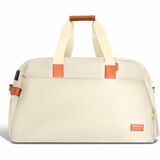 Champs Vintage Carrying Case (Duffel) for 11" to 15.6" Notebook, Tablet, Glasses, Travel, Shoes - Ivory