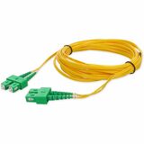 AddOn 3m ASC to ASC Yellow OS2 Duplex OFNR (Riser-Rated) SMF Fiber Patch Cable