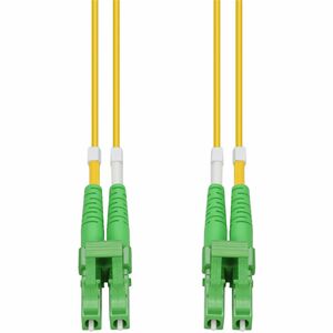 AddOn 15m ALC to ALC Yellow OS2 Duplex OFNR (Riser-Rated) SMF Fiber Patch Cable