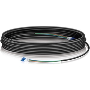 Ubiquiti Fiber Optic Patch Network Cable - 295.28 ft Fiber Optic Network Cable for Network Device, Switch, Router - First End: LC Network - Male - Second End: LC Network - Male - Patch Cable - 9/125 &micro;m - Black