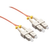 SC/SC Multimode Duplex OM2 50/125 Fiber Optic Cable 2m - TAA Compliant