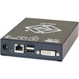 Black Box KVM Console - 1 Remote User(s) - 459.32 ft Range - WUXGA - 1920 x 1200 Maximum Video Resolution x Network (RJ-45) - 2 x USB - 1 x DVI - Rack-mountable