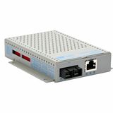 OmniConverter 10/100/1000 PoE Gigabit Ethernet Fiber Media Converter Switch RJ45 SC Multimode 550m