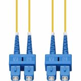 AddOn 80m SC to SC Yellow OS2 Duplex OFNP (Plenum-Rated) SMF Fiber Patch Cable