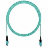 Panduit PanNet Fiber Optic Network Cable - 49 ft Fiber Optic Network Cable for Network Device - First End: 1 x PanMPO Network - Female - Second End: 1 x PanMPO Network - Female - Plenum, OFNP - 50/125 &micro;m - Aqua