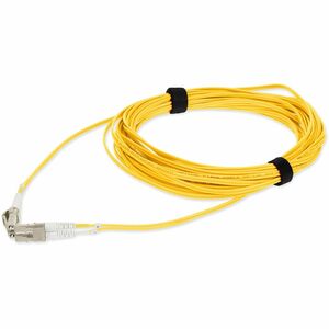 AddOn 5m LC to LC Yellow OM4 Duplex OFNP (Plenum-Rated) Fiber Patch Cable