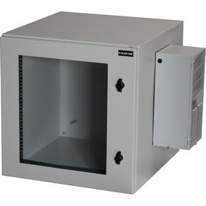 Black Box Rack Cabinet - 12U Rack Height - Wall Mountable - Beige - Glass, Steel - 100 lb Maximum Weight Capacity