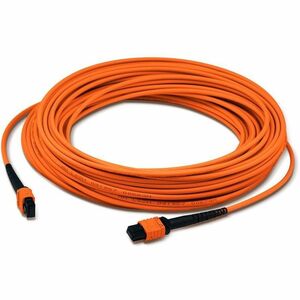 AddOn 30m MPO/UPC to MPO/UPC Orange OM1 OFNR (Riser-Rated) 12-Strand Fiber Patch Cable