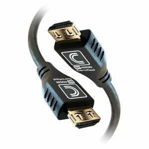 Comprehensive MicroFlex Pro AV/IT Integrator HDMI A/V Cable - 3 ft HDMI A/V Cable for Audio/Video Device - First End: 1 x 19-pin HDMI 2.1 Type A Digital Audio/Video - Male - Second End: 1 x 19-pin HDMI 2.1 Type A Digital Audio/Video - Male - 48 Gbit/s - Supports up to 7680 x 4320 - Shielding - Gold Plated Connector - Xtraflex - 30 AWG - Jet Black