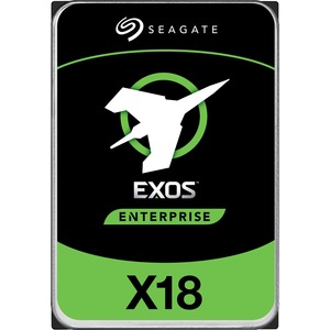 Seagate Exos X18 ST12000NM001J 12 TB Hard Drive - Internal - SATA (SATA/600) - Conventional Magnetic Recording (CMR) Method - Storage System, Video Surveillance System Device Supported - 7200rpm - 270 MB/s Maximum Read Transfer Rate - Hot Pluggable - 512e/4Kn Format - 5 Year Warranty