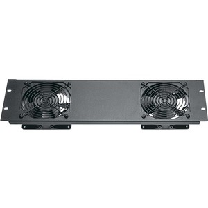 Middle Atlantic Fan Tray - 2 Fan - 3U - 100 CFM - Brushed Anodized Black