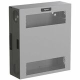 Ortronics Compact Edge Cabinet, 4 RU, Perforated Door - Magnesium