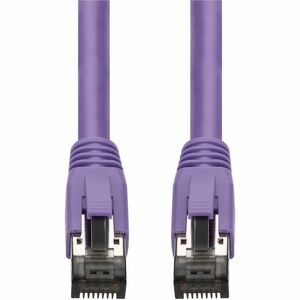 AddOn 50ft Purple CAT 8 Shielded (S/FTP) PVC Ethernet Cable Snagless Easy Boot RJ-45 M/M
