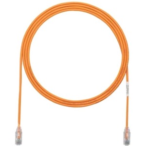 Panduit Cat.6 U/UTP Patch Network Cable - 7 ft Category 6 Network Cable for Network Device - First End: 1 x RJ-45 Network - Male - Second End: 1 x RJ-45 Network - Male - Patch Cable - 28 AWG - Orange - 25