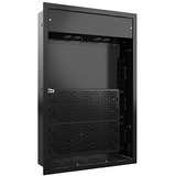 Chief Proximity Extra-Large In-Wall Storage Box - With 4-Receptacles and Lever Lock - Black