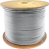 AddOn 1000ft Non-Terminated White CAT 5E Plenum-Rated Bulk Cable