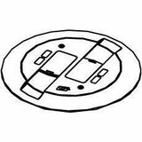 Wiremold RC9AMD Communications Poke-Thru Device Finish Flange And Slide Holder Assembly