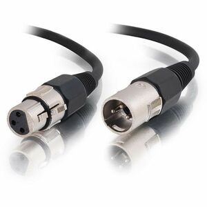 C2G 50ft (15.2m) Pro-Audio XLR Male to XLR Female Cable