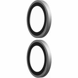 Urban Armor Gear Lens Shield for iPhone 16 Plus / Lens Shield for iPhone 16 - Clear/Titanium