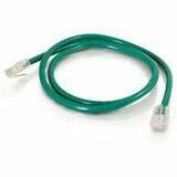 Quiktron Q-Series Patch Cords, CAT5E, Non-Booted, Green, 20 FT