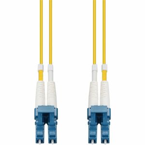 AddOn 4m LC to LC Yellow OS2 Duplex OFNP (Plenum-Rated) SMF Fiber Patch Cable