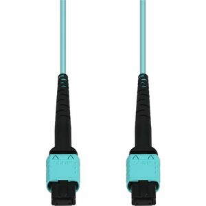 AddOn 7m MPO/UPC to MPO/UPC Aqua OM4 Duplex OFNP (Plenum-Rated) 12-Strand Fiber Patch Cable