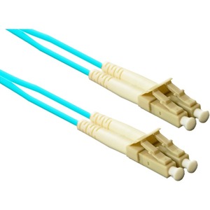 ENET Fiber Optic Duplex Network Cable - 6 ft Fiber Optic Network Cable for Network Device - First End: 2 x LC Network - Male - Second End: 2 x LC Network - Male - 10 Gbit/s - 50/125 &micro;m - Aqua