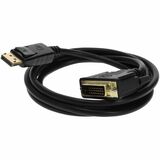 AddOn 5-Pack of 10ft DisplayPort 1.2 Male to DVI-D Dual Link (24+1 pin) Male Black Cables Which Requires DP++ For Resolution Up to 2560x1600 (WQXGA)