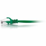 Quiktron 3ft Q-Series Cat6a Snagless (UTP) Ethernet Network Patch Cable, CM Rated - Green