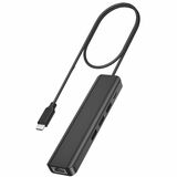 4XEM USB 3.0 5-in-1 Ethernet, USB-A and USB-C Docking Station with Power Delivery and 2FT extended cable