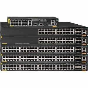 Aruba CX 6200F Ethernet Switch - 24 Ports - Manageable - Gigabit Ethernet, 10 Gigabit Ethernet - 10/100/1000Base-T, 10GBase-X - 3 Layer Supported - Modular - 65 W Power Consumption - 370 W PoE Budget - Twisted Pair, Optical Fiber - PoE Ports - 1U - Rack-mountable