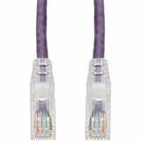 AddOn 14ft Purple CAT 6 PVC Ethernet Cable Snagless Clear-Claw RJ-45 M/M
