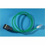 Ortronics Clarity 5E 110/Mod 8 Patch Cord, Category 5e, 15ft, green