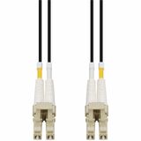 AddOn 5m LC to LC Black OM4 Duplex Armored Outdoor Fiber Patch Cable