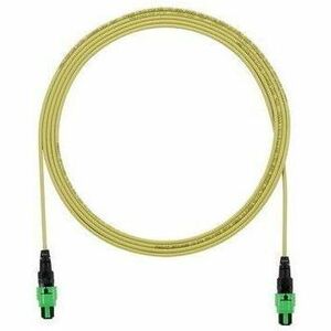 PanNet Interconnect Fiber Optic Network Cable - 45 ft Fiber Optic Network Cable for Network Device, Fiber Optic Cassette, Enclosure - First End: 1 x PanMPO Network - Female - Second End: 1 x PanMPO Network - Female - 400 Gbit/s - Plenum, OFNP - 9/125 &micro;m - Yellow - 1 Pack