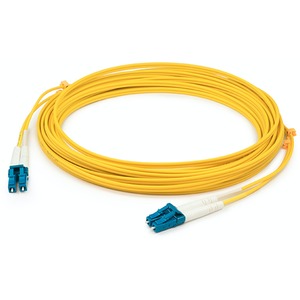 AddOn 82m LC to LC Yellow OS2 Duplex OFNR (Riser-Rated) SMF Fiber Patch Cable