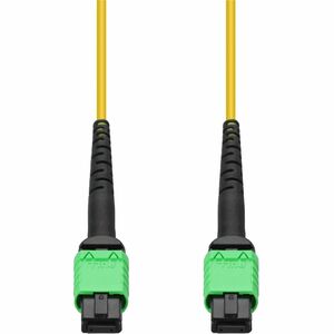 AddOn 25m MPO/APC to MPO/APC Yellow OS2 OFNR (Riser-Rated) 12-Strand SMF Fiber Patch Cable - 82.02 ft Fiber Optic Network Cable for Network Device - First End: 1 x MPO/APC Network - Female - Second End: 1 x MPO/APC Network - Female - Patch Cable - Riser - 9/125 &micro;m - Yellow - 1 Piece