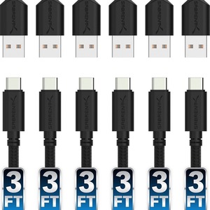 Sabrent USB Data Transfer Cable - 3 ft USB Data Transfer Cable - First End: USB 2.0 - Second End: USB Type C - 50